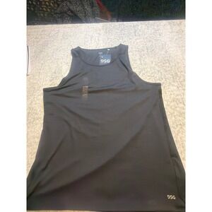 DSG Men's Black Athletic Tank Top Size M Performance‎ Workout Gym NWT